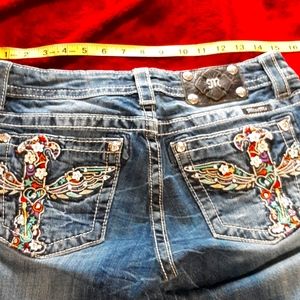 EUC RARE BOOTLEG MISS ME JEANS
